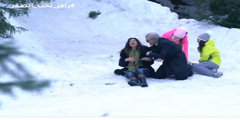 'بالفيديو: بكاء وانهيار رانيا فريد شوقي في' رامز تحت الصفر